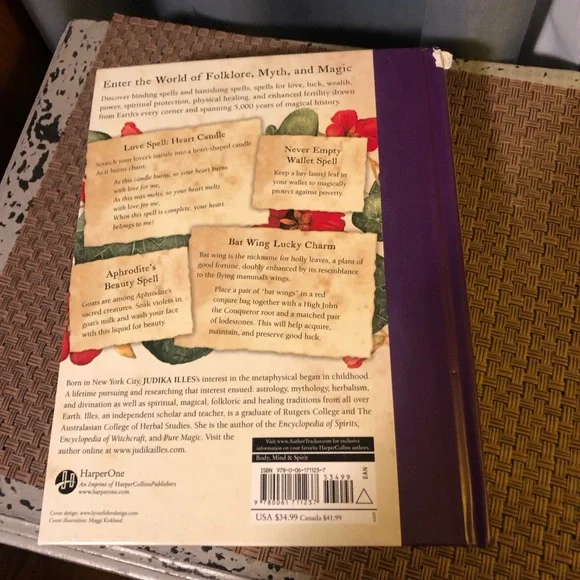 Purple and White Encyclopedia of 5,000 Spells - Picture 7 of 9